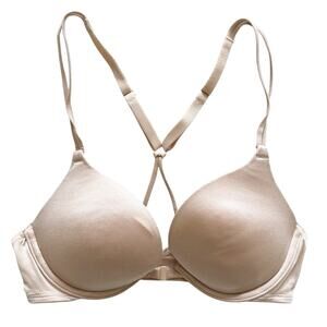 Victoria’s Secret Nude Padded Racerback Bra Size 32B